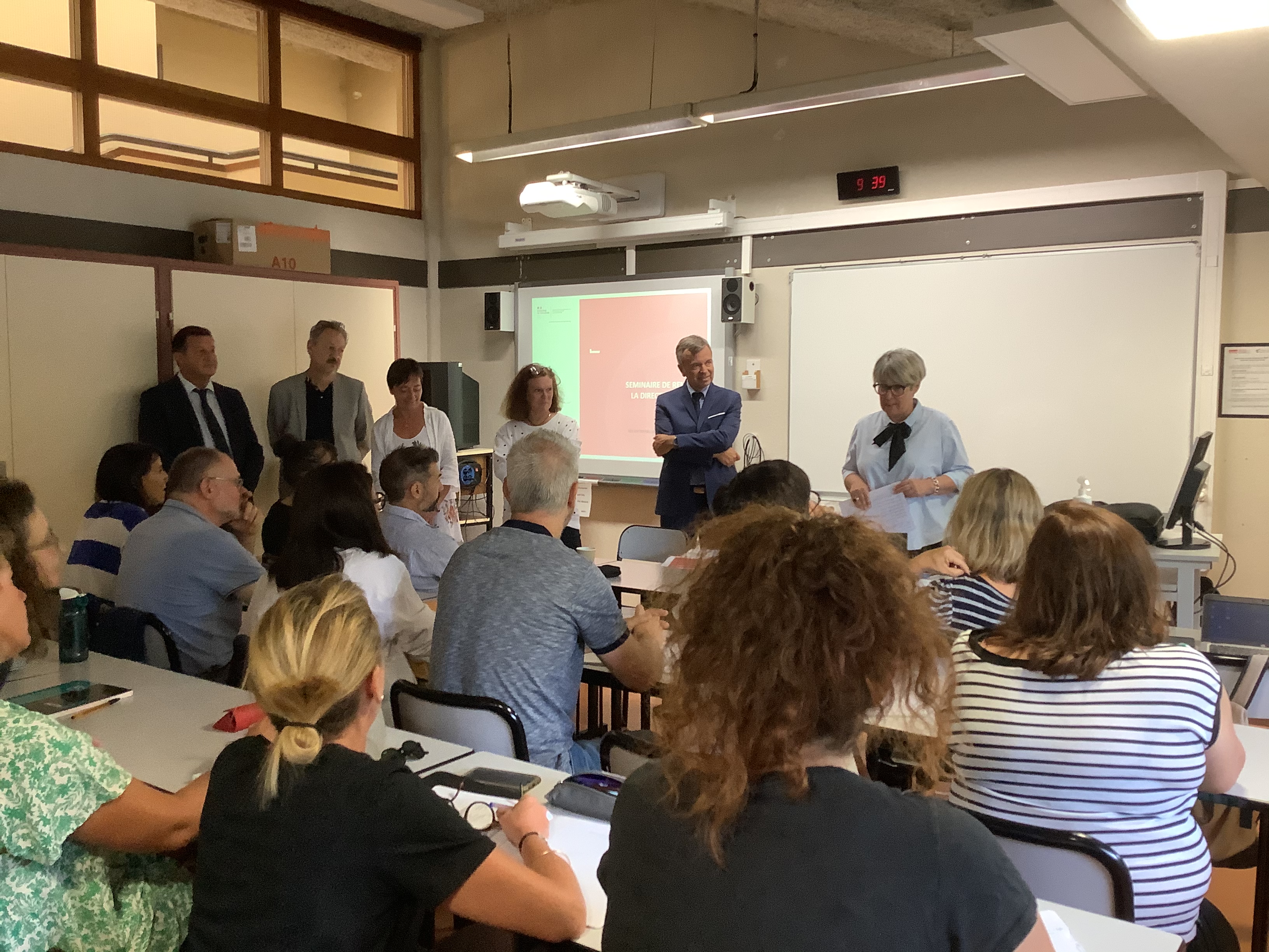 Séminaire de rentrée des Directeurs d’école, INSPE Tarbes