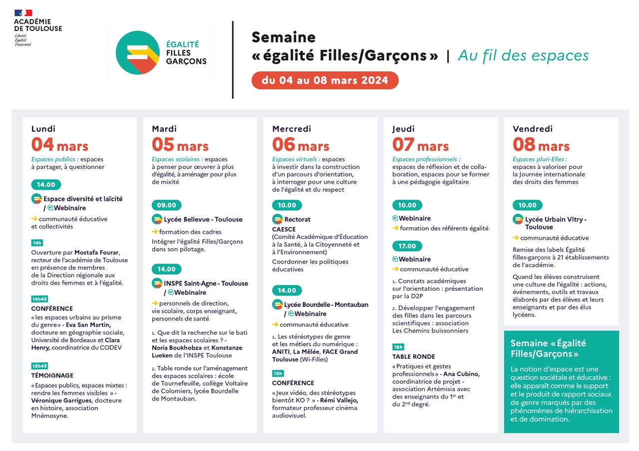 Programme egalité 2024