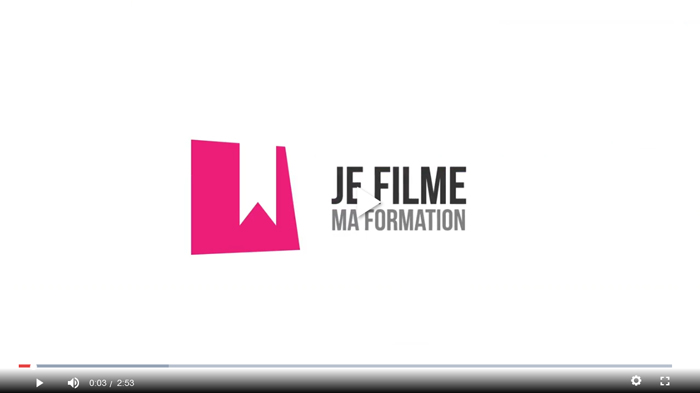 Je filme ma formation