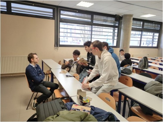 Cordée de l'INP Toulouse à Jean Jaurès de Saint-Affrique