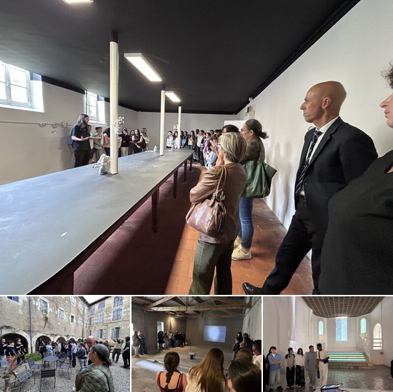 Les élèves des collèges Mathalin et Saint Lys d'Auch encordés avec l'isdaT laissent parler leur créativité au centre d'art Memento Auch