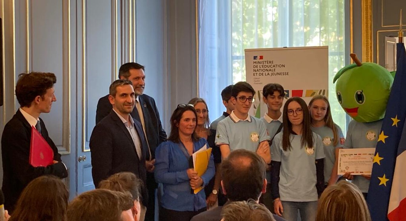 Lycée Anne Veaute Castre - prix de l'action éco-déléguée