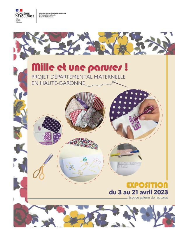 Affiche expo maternelle 2023