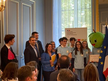 Lycée Anne Veaute Castre - prix de l'action éco-déléguée