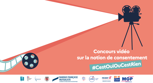 Bannière du concours #CestOuiOuCestRien avec les partenaires